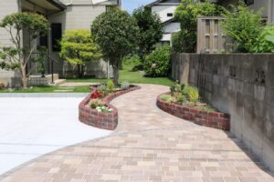 松江市 外構リフォーム 施工前後の比較写真