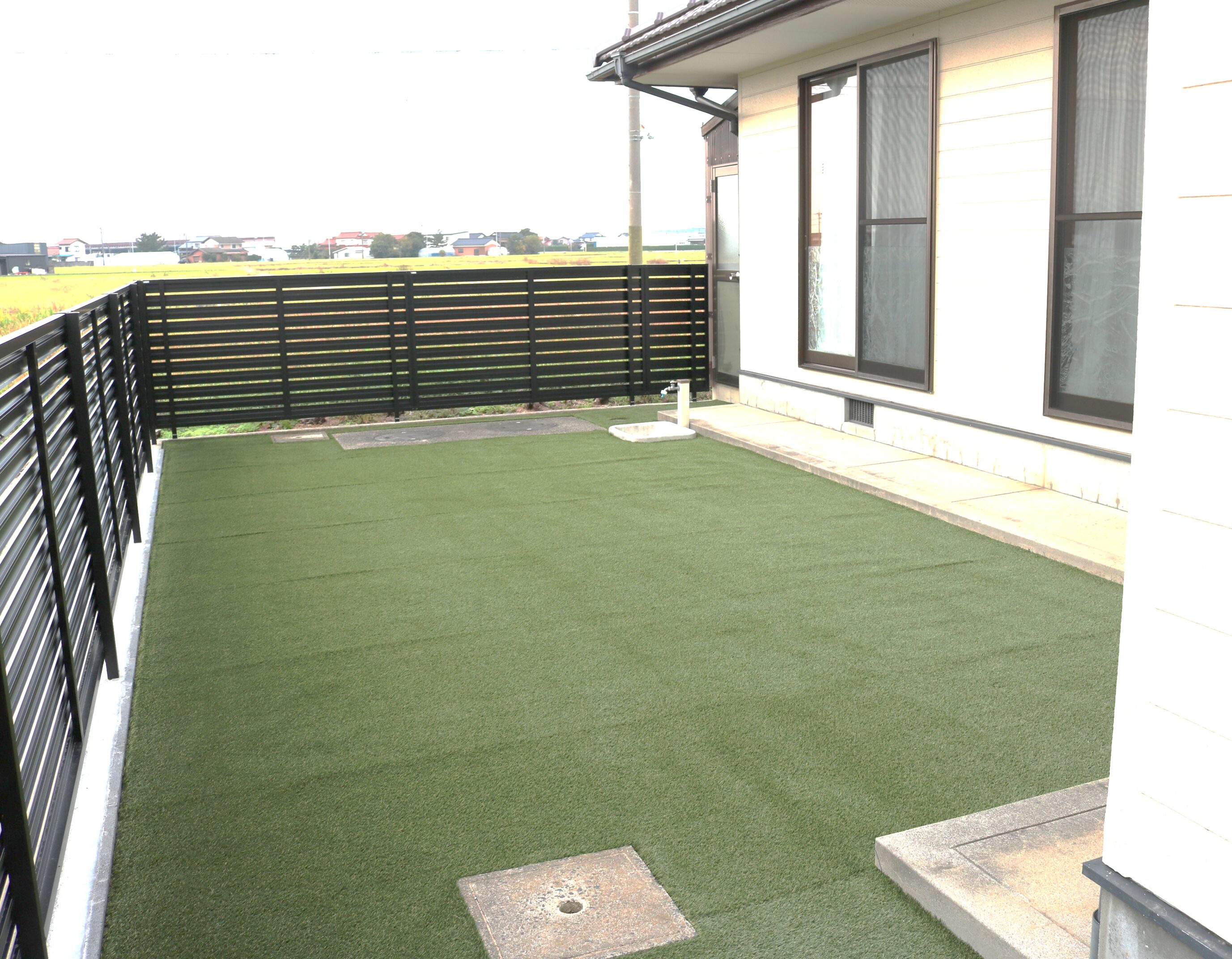 松江市 外構リフォーム 安全で使いやすくなったアプローチと庭