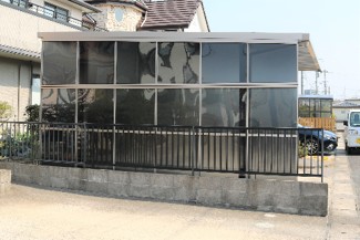 松江市で施工したソルディーポートのカーポート