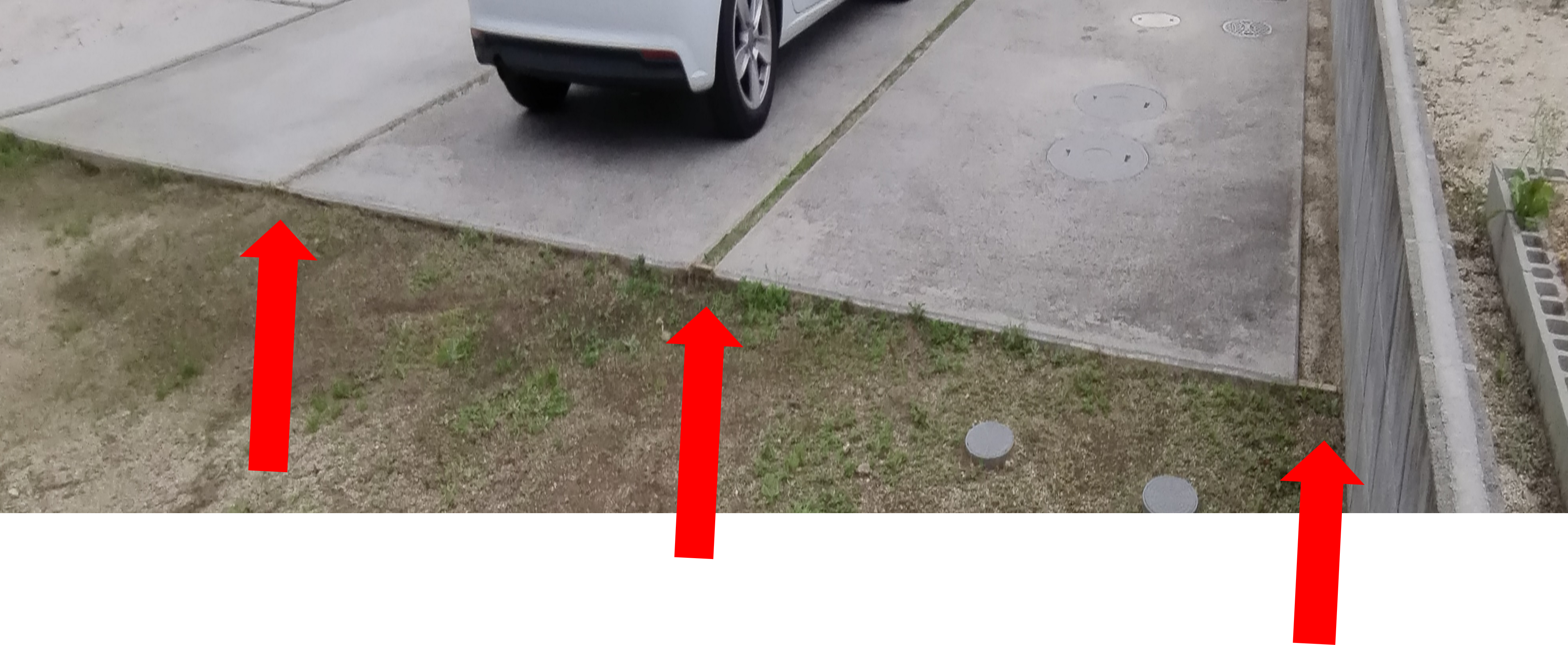 松江市 外構リフォーム 水道まわりの改善前の様子